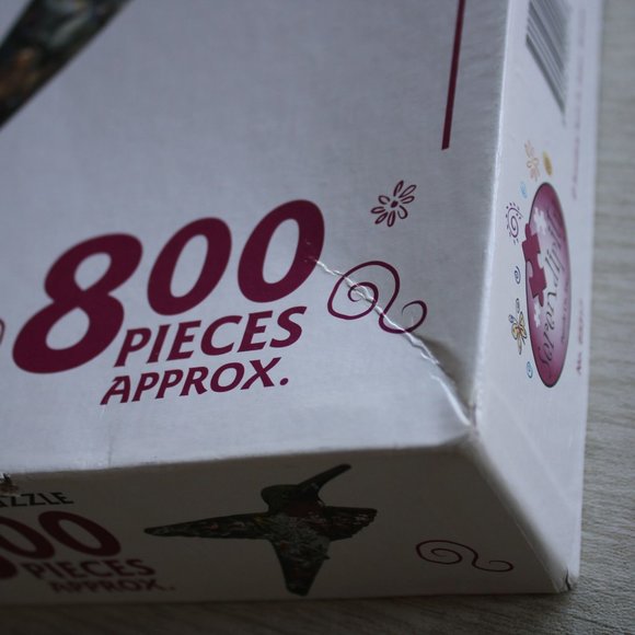 A Flicker Then Gone Hummingbird Shaped Serendipity 800pc Puzzle 65317 - Picture 8 of 11